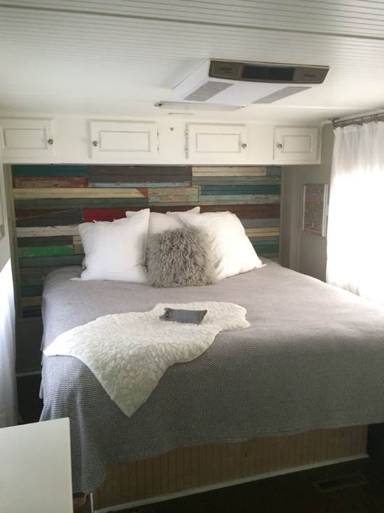 RV Remodel - After bedroom decor update