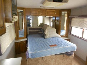 RV Remodel -Bedroom before RV remodel