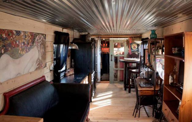 Shabby-Chic Spartan - Vintage Single Wide Mobile Home - Affordable Interior remodel