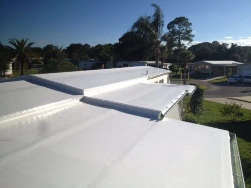 TPO for mobile home roof over
