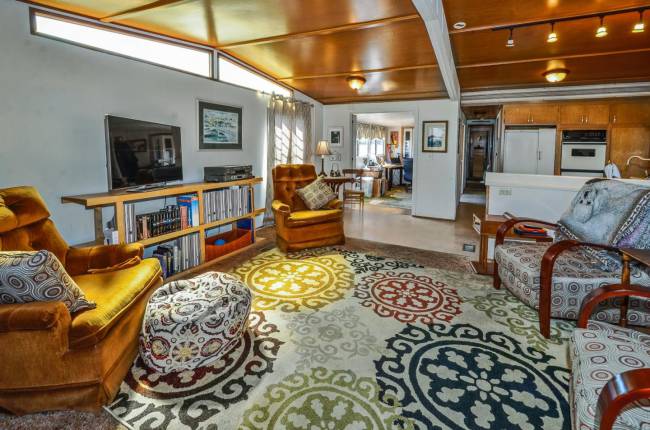 Santa Cruz single wide - Interior vintage style