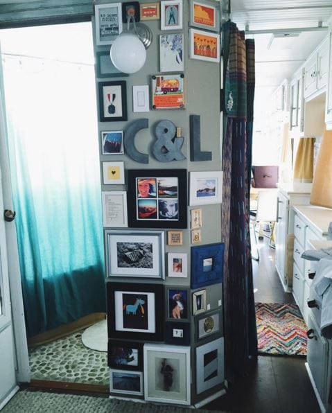 Wall decor in RV - RV remodel