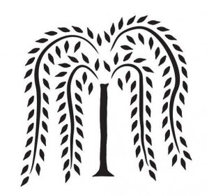 Willow tree wooden sign template - primitive country decor DIY craft