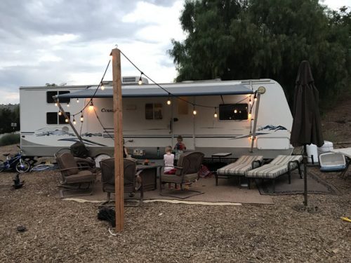 affordable RV renovation-before