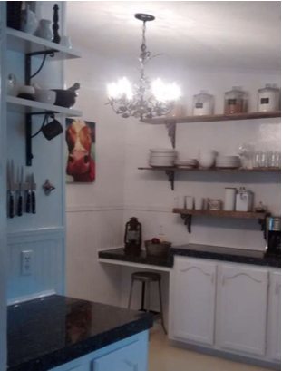 affordable ideas to update mobile home kitchen - adding shelves
