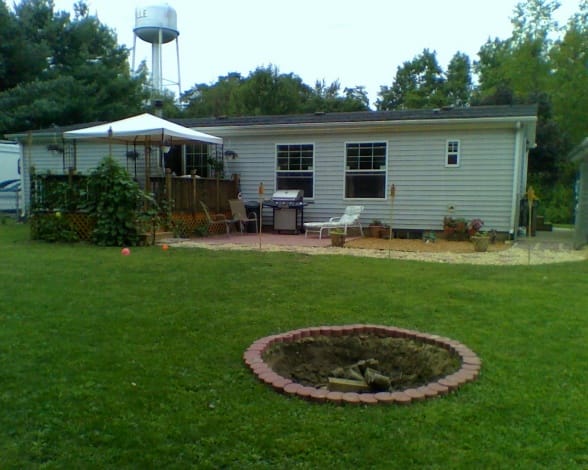 backyard fire pit