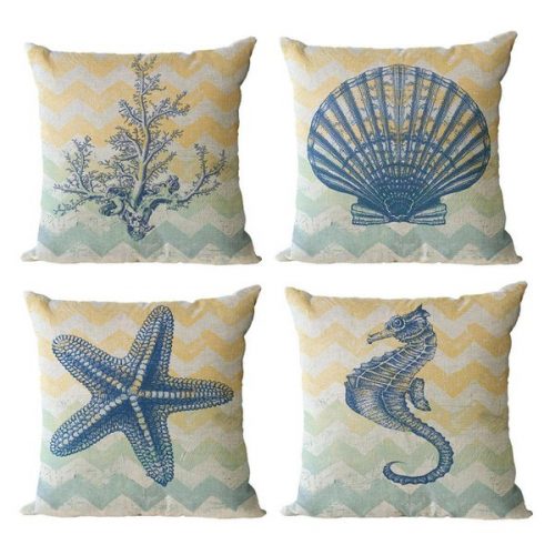 beach theme decor-pillow covers