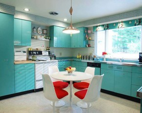 beautiful blue kitchen design