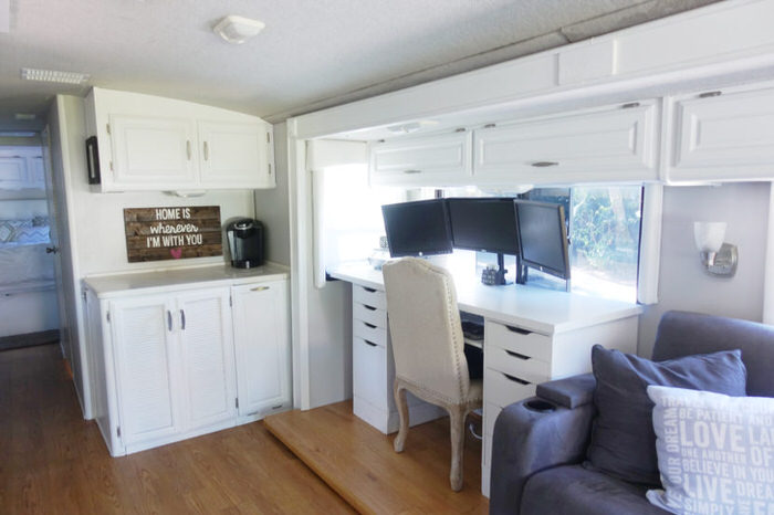 3 Cute Camper Decorating Ideas -rv desk