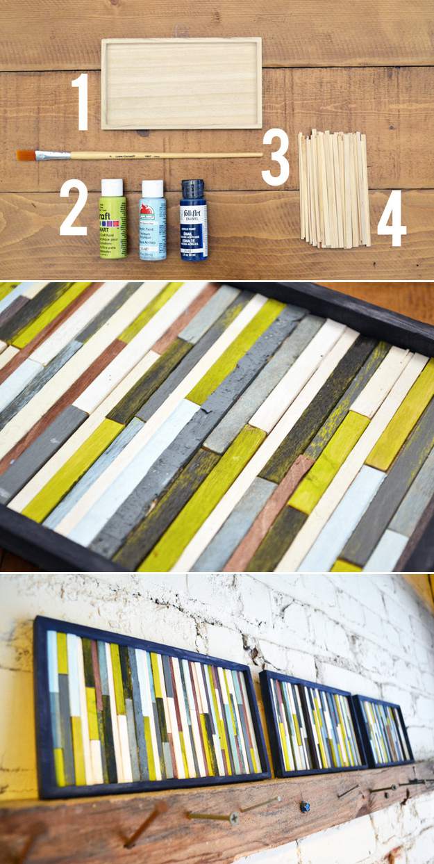 cheap-wall-art-ideas-coffee-stirrers-into-art
