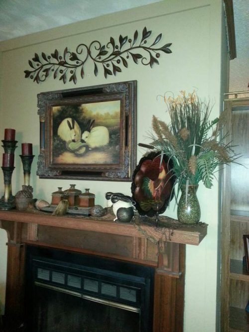 complete double wide remodel in Arkansas - living room after
