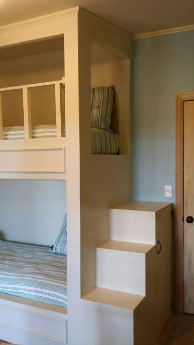 complete double wide remodel in Arkansas - bedrooms after 2