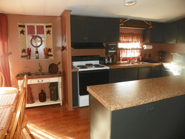 mobile home kitchen remodeling ideas - primitive style