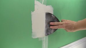 vinyl walls in mobile homes-covering the tape with mud