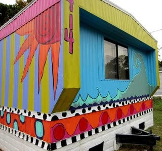 eclectic exterior