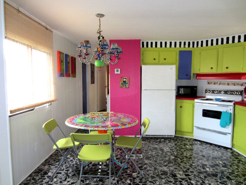 eclectic kitchen