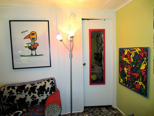 eclectic living room
