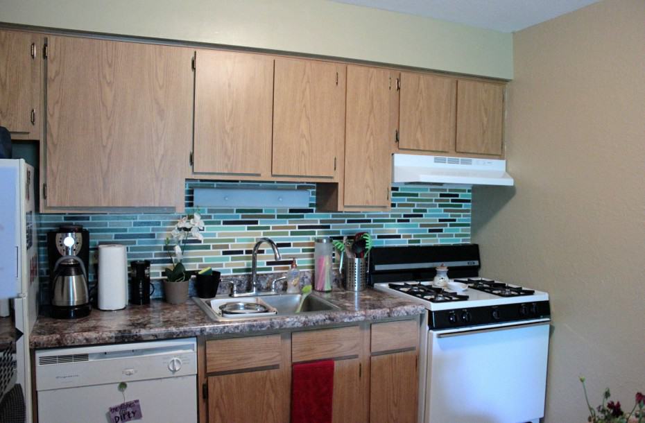 Fake Mosaic Backsplash