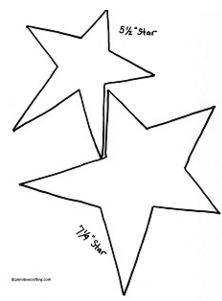 free Barn star printable templates