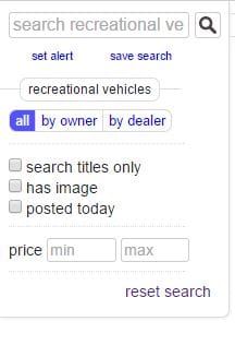 how to use craiglist - the filters