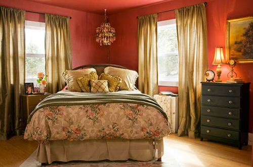interior designer's manufactured home remodel - before and after images of a manufactured home renovation - bedroom after