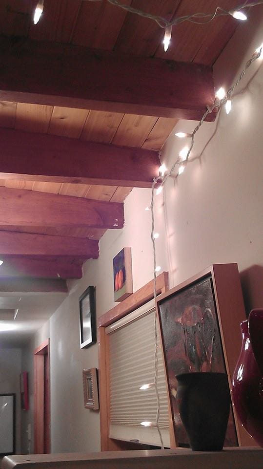 mobile home decor-interior of southwestern style vintage mobile home remodel