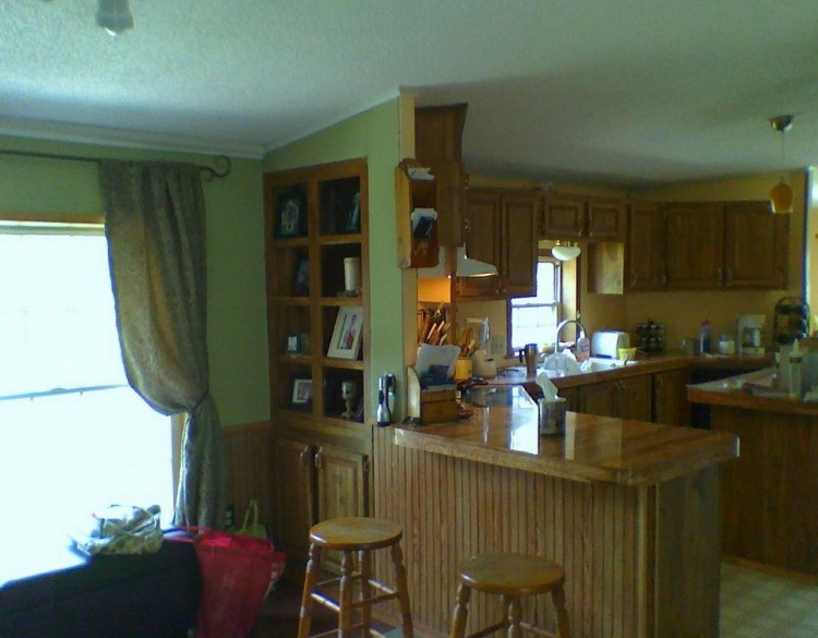 kitchen before manufactured home remodels