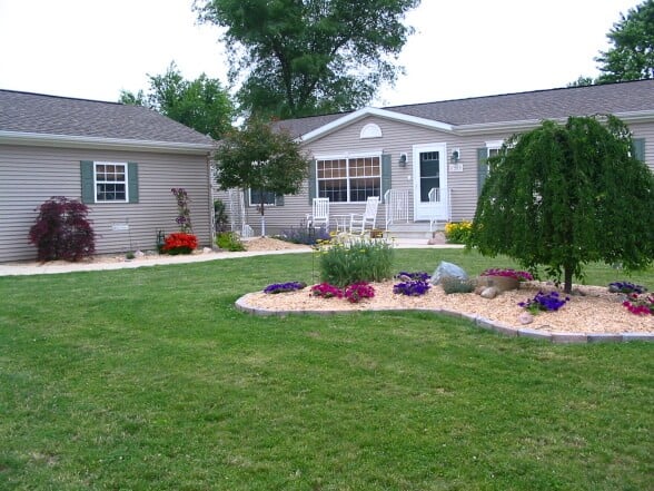 landscaping ideas for mobile homes
