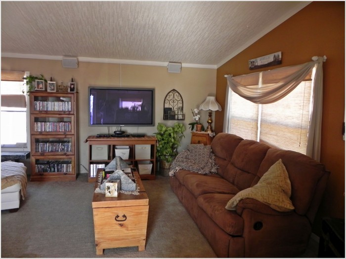 double wide makeover ideas - living room after