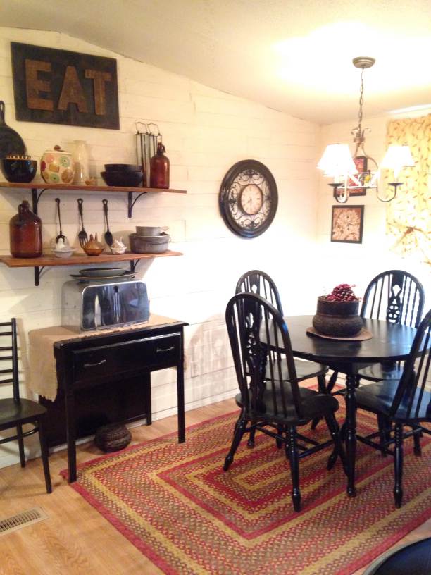 manufactured home makeover (dining room)