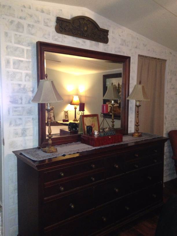 manufactured home makeover (master bedroom after)