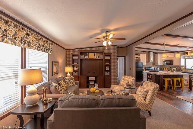 modern manufactured home design- new living room design