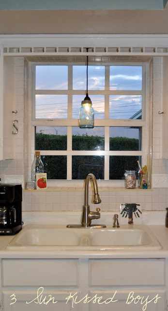 mason jar light pendant