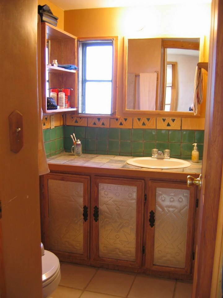 mobile home decor-mobile home bathroom - southwest home decor