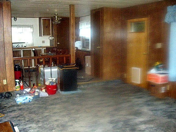 mobile home remodel on interior
