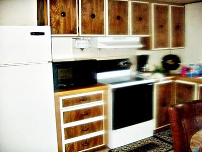 mobile home kitchen before remodel