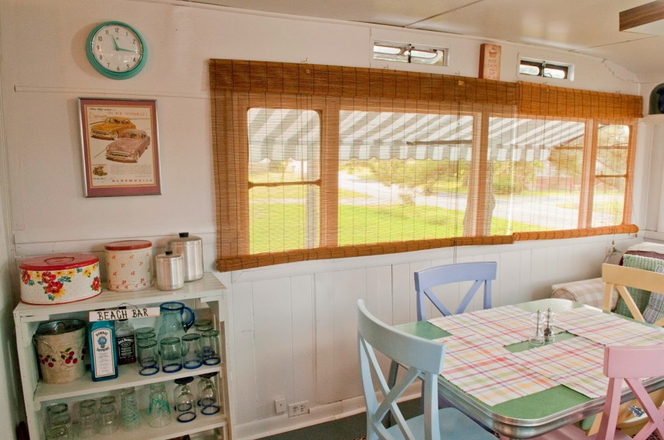 vintage mobile home makeover and remodel