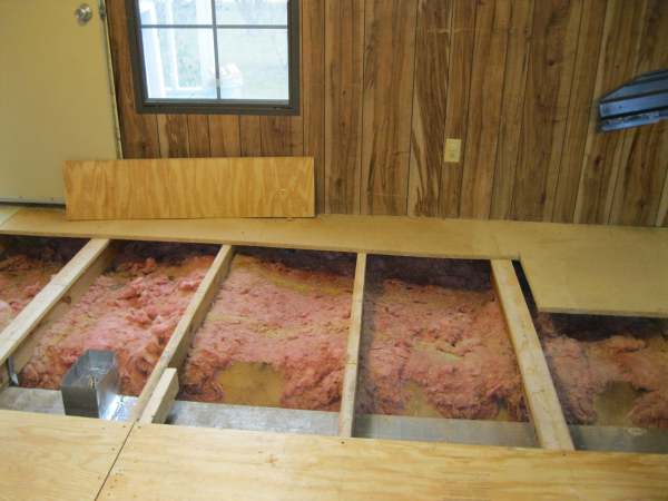 mobile home remodels-DIY floors before
