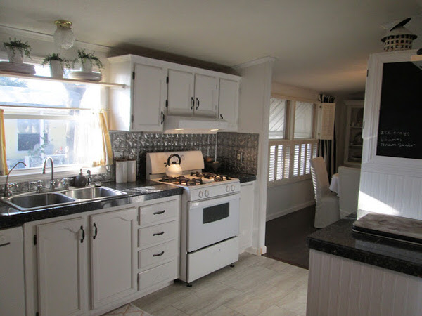 mobile home remodels-gorgeous double wide makeover kitchen after