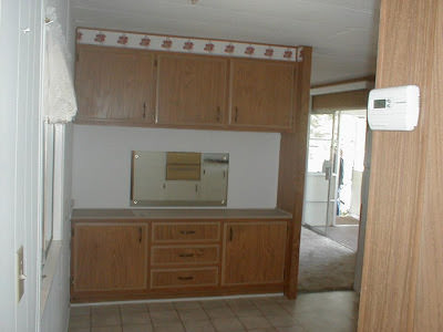 mobile home remodels-kitchen before 2