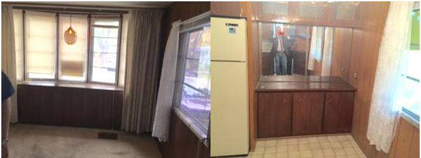 mobile home remodels-retro single wide before