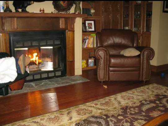 mobile home remodels-standard double wide living room after