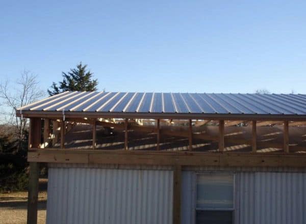 mobile home roof over designs installing metal over the trusses on the home