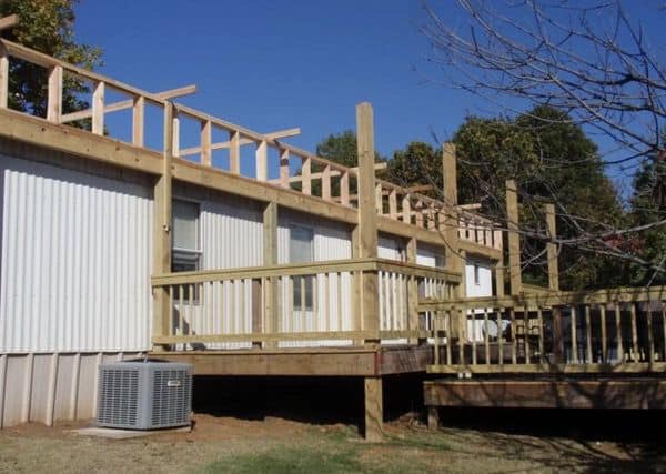 mobile home roof over designs short wall built and ready for trusses 3