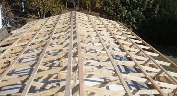 mobile home roof over designs trusses installed