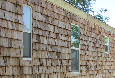 cedar and wood mobile home siding options