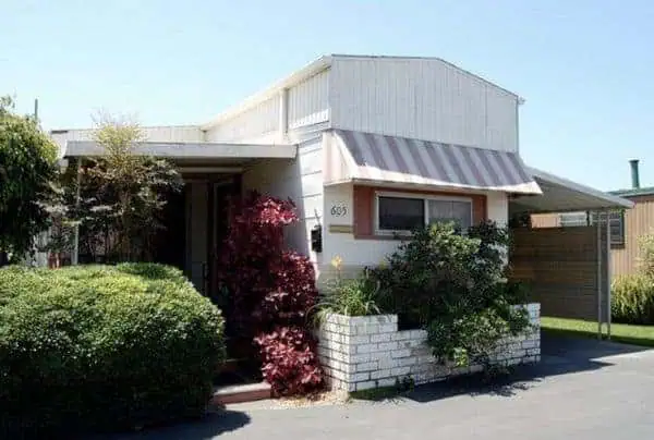 mobile home with high roofover