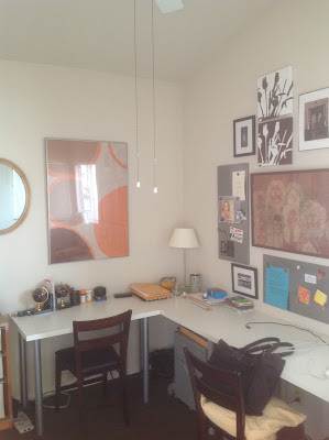 modern manufactured home remodel - office before 