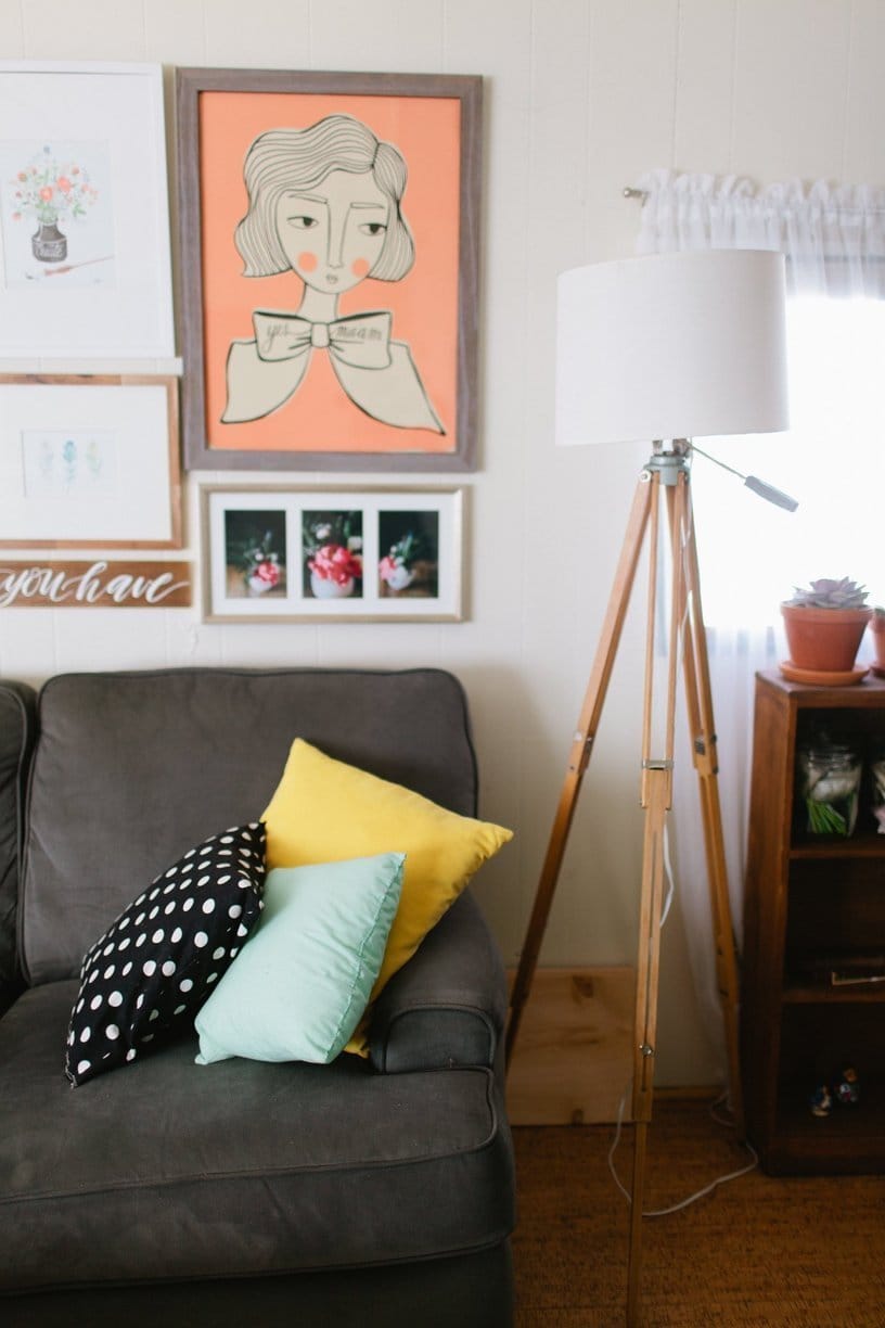 mobile home decor-modern retor hipster mobile home