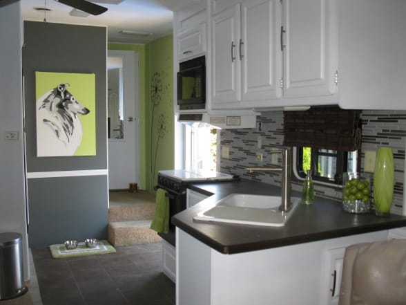 modern rv camper kitchen design